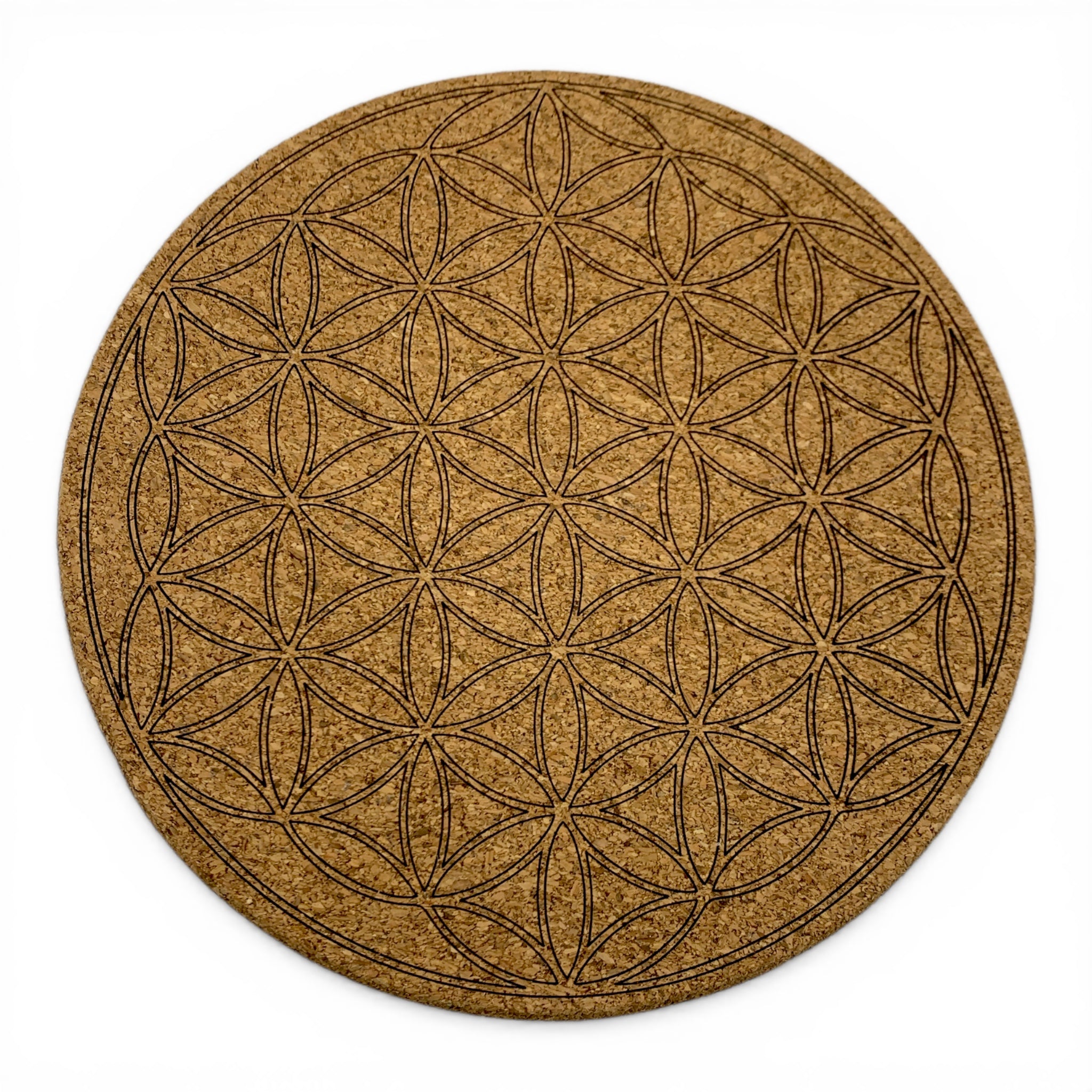 Crystal Grid - Cork - Flower of life